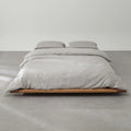 New Summer Cool Silky Quilt Cover for Bedroom Lyocell Solid Grey Brief Home Hotel Bed Linen Us Single Duvet Cover 168*228cm*1pc