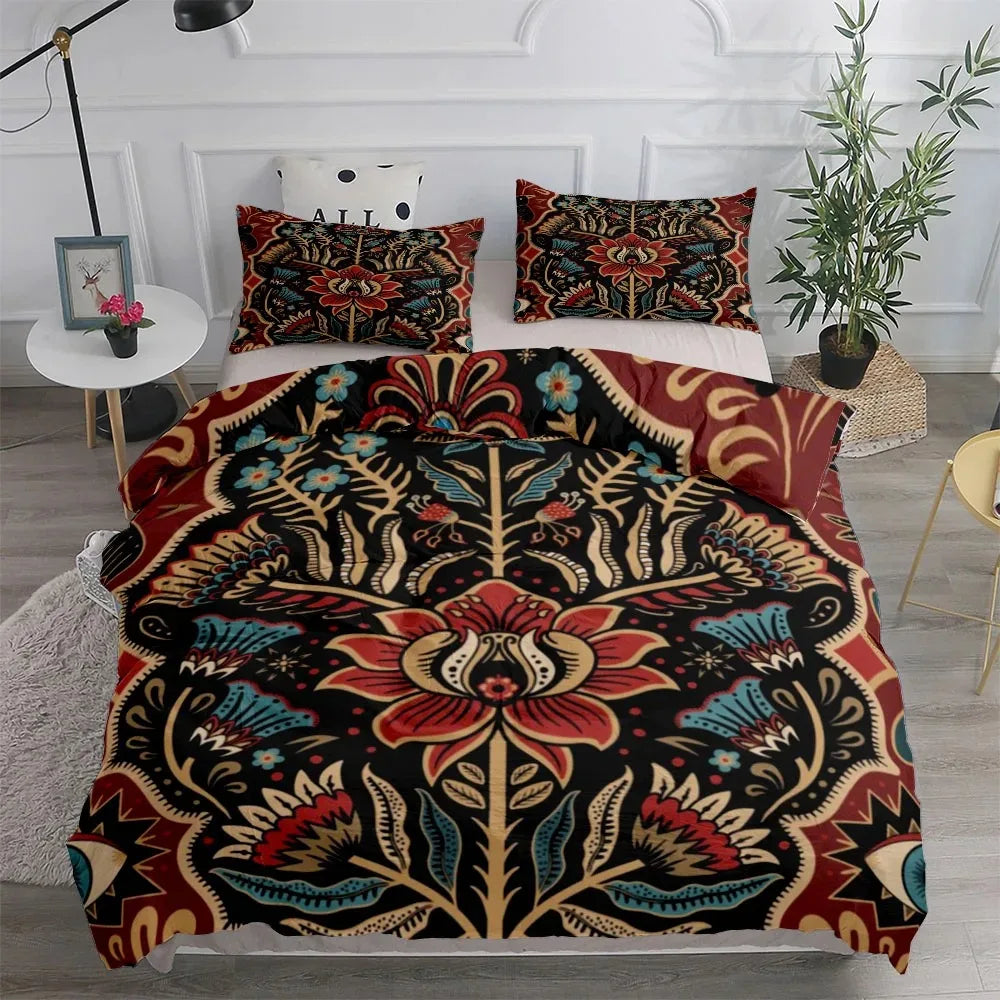 William Morris Victorian Duvet Cover Set King Queen Double Full Twin Single Size Bed Linen Set